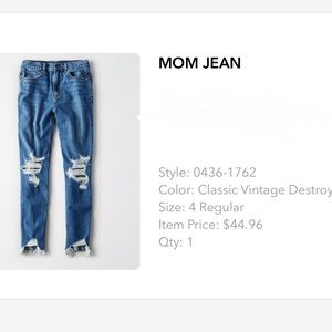 AMERICAN EAGLE JEANS